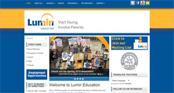 Desktop Screenshot of lumineducation.org