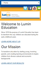 Mobile Screenshot of lumineducation.org